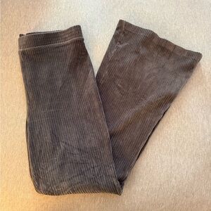 Aerie Dark Gray Corduroy Trousers